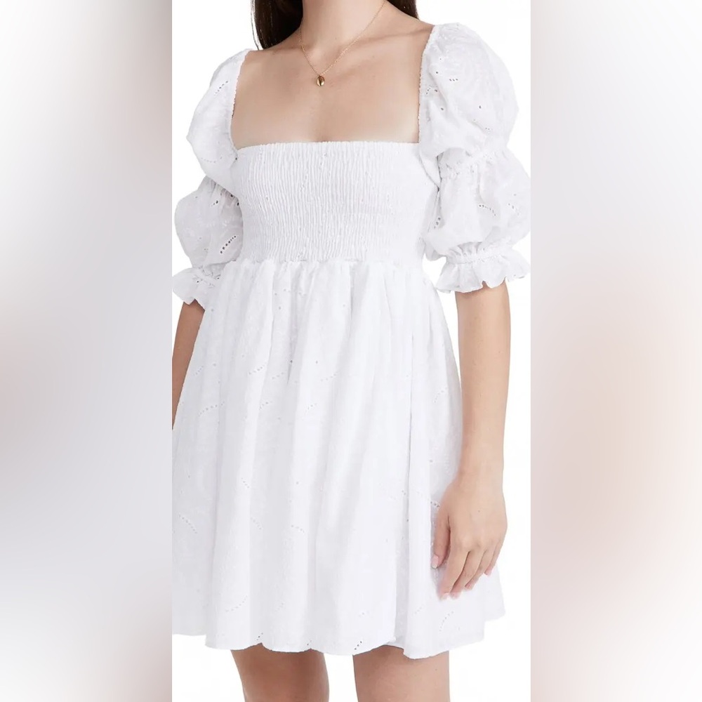 Misa Los Angeles White Mini Dress
